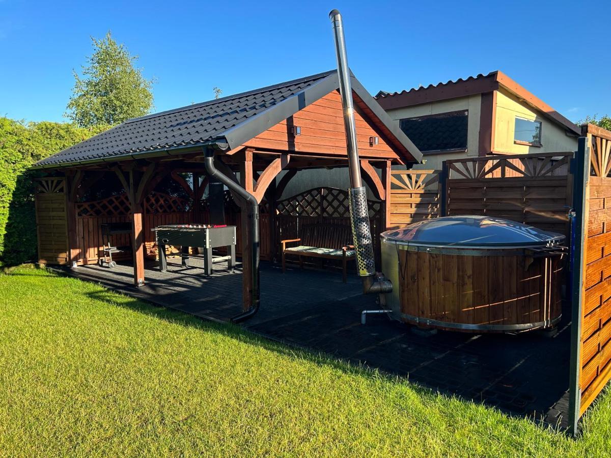 Domek Kaszuby Stezyca Z Bania I Sauna Kültér fotó
